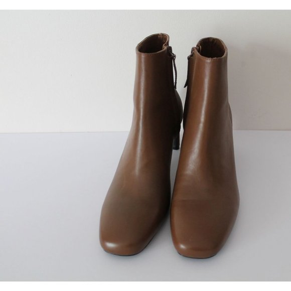 Oak + Fort 5627 Brown Leather Boot Size 8 - Picture 2 of 9